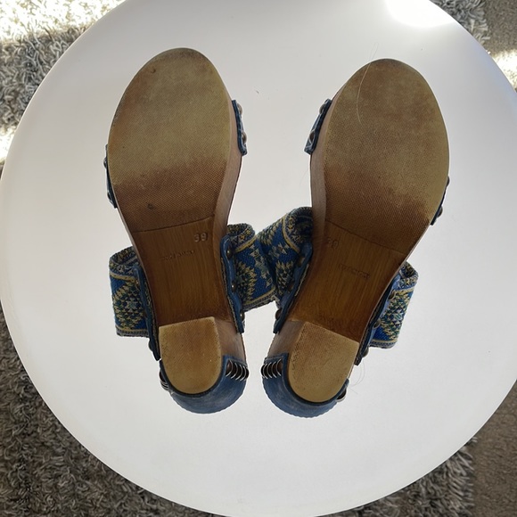 Sbicca Denim Vintage Collection Wood Heels - Picture 8 of 10